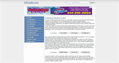 Desktop Screenshot of cecredits.com