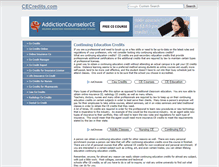 Tablet Screenshot of cecredits.com